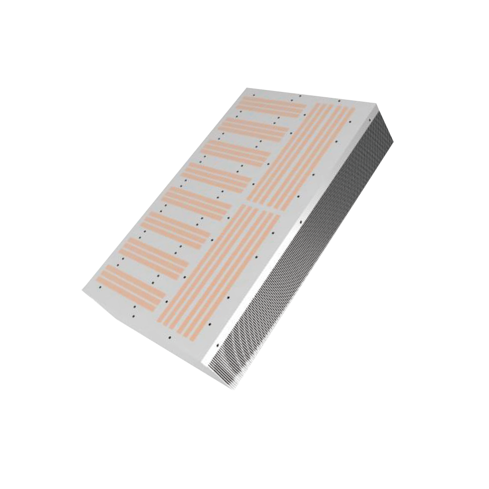 Radiatore raffreddato ad aria in lega di alluminio con alette raschiate e tubo di calore integrato